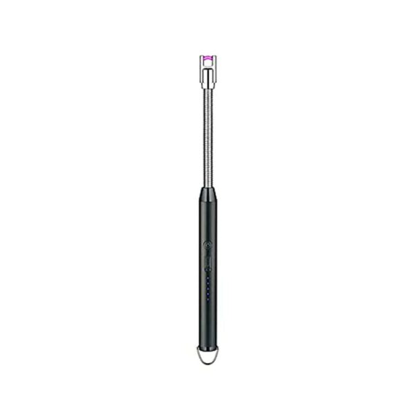 Arc Lighter With USB Charging | Flameless Windproof | Led Battery Display | Safety Switch | Rotate 360 Degrees ( Random Color )