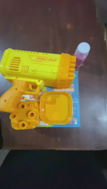 36 / 8 Hole Bazooka Bubble Water Gun | Bazooka Water Bubble Gun Toy For Kids, Toddlers | Out Door Fun Water Spray Gun (random Color)